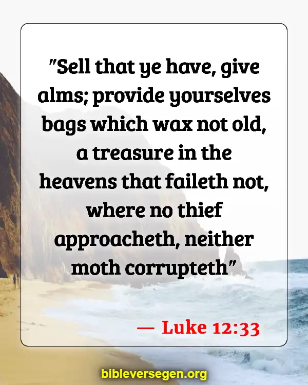 Bible Verses About Helping (Luke 12:33)