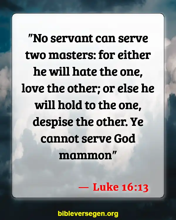 Bible Verses About Golden Rule (Luke 16:13)