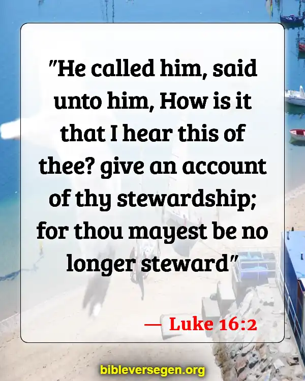 Bible Verses About Jewelry (Luke 16:2)