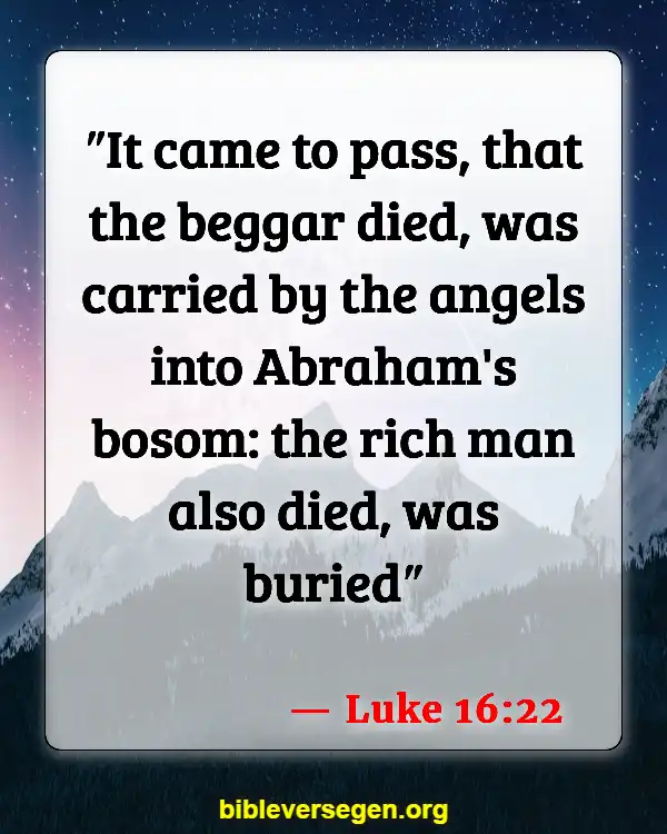 Bible Verses About Angels (Luke 16:22)