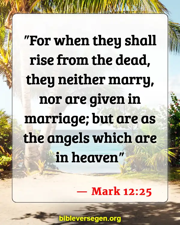 Bible Verses About Singleness (Mark 12:25)