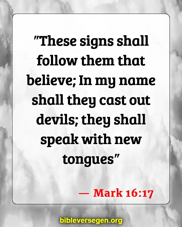 Bible Verses About The Name Of Jesus (Mark 16:17)