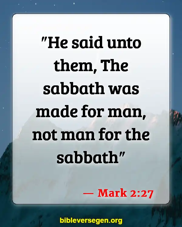 Bible Verses About Apology (Mark 2:27)