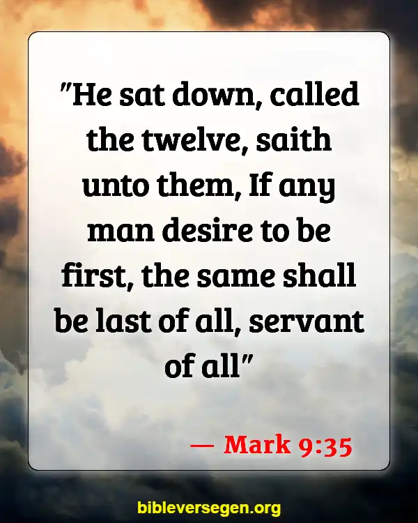 Bible Verses About Serving The Church (Mark 9:35)
