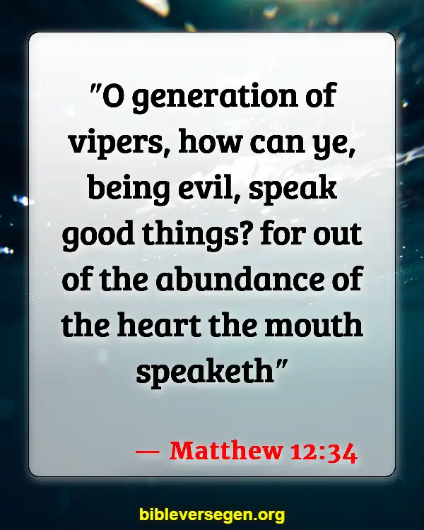 Bible Verses About Jews (Matthew 12:34)