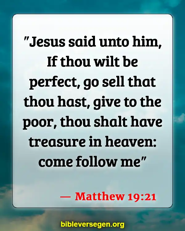 Bible Verses About Riches (Matthew 19:21)