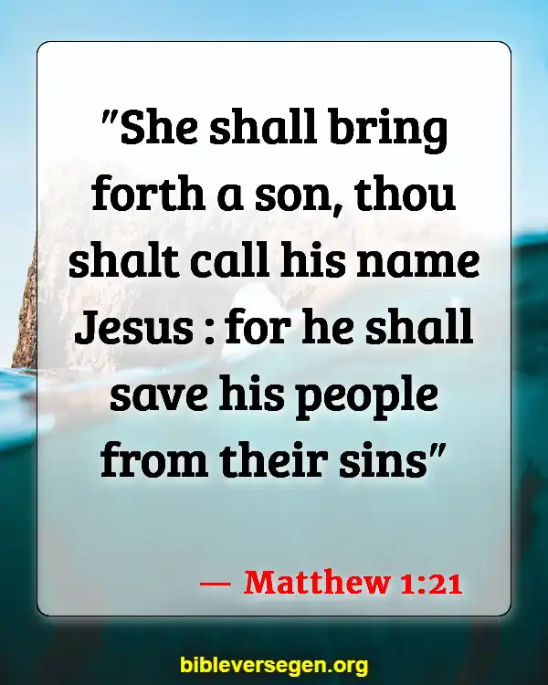 Bible Verses About The Name Of Jesus (Matthew 1:21)
