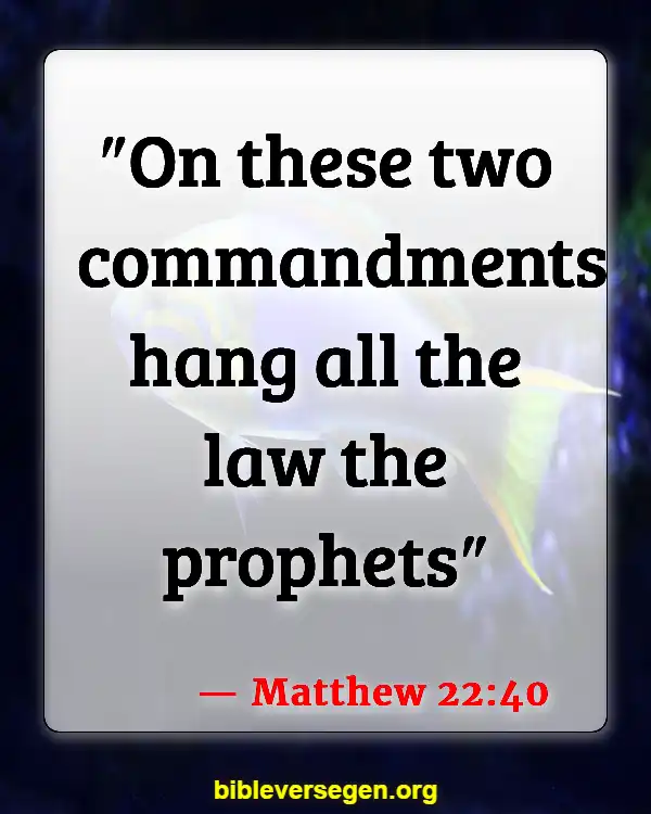 Bible Verses About Golden Rule (Matthew 22:40)