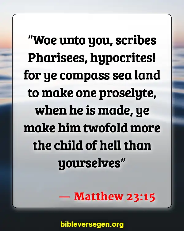 Bible Verses About Luke (Matthew 23:15)