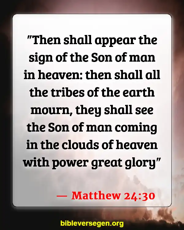 Bible Verses About The Red Moon (Matthew 24:30)