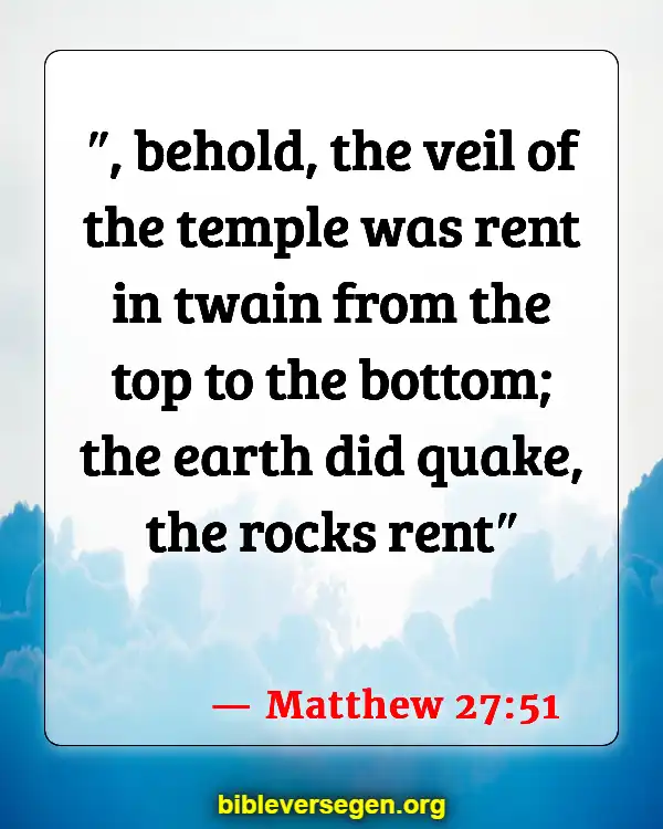 Bible Verses About Zombies (Matthew 27:51)