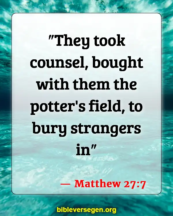 Bible Verses About Judas (Matthew 27:7)