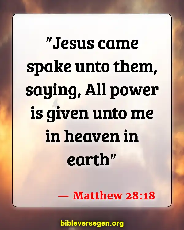 Bible Verses About The Name Of Jesus (Matthew 28:18)