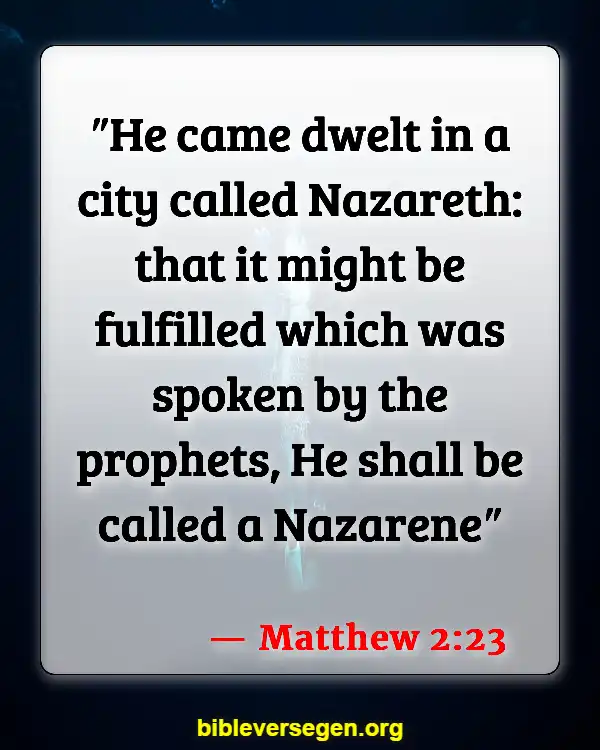 Bible Verses About Luke (Matthew 2:23)