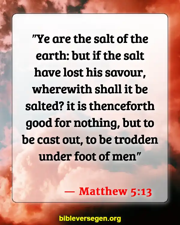 Bible Verses About Having Children Out Of Wedlock (Matthew 5:13)