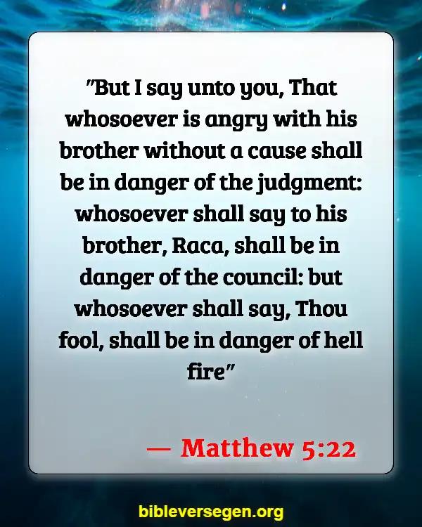 Bible Verses About Realm (Matthew 5:22)