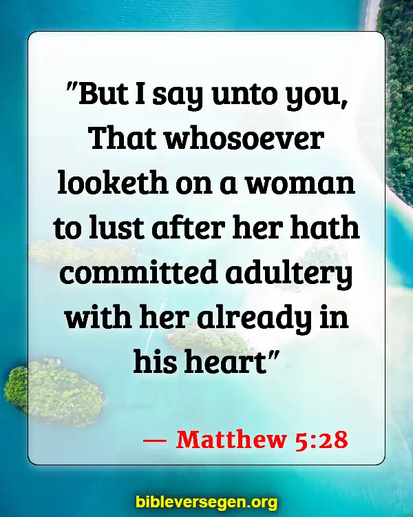 Bible Verses About Watching Tv (Matthew 5:28)