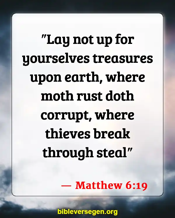 Bible Verses About Treasure (Matthew 6:19)
