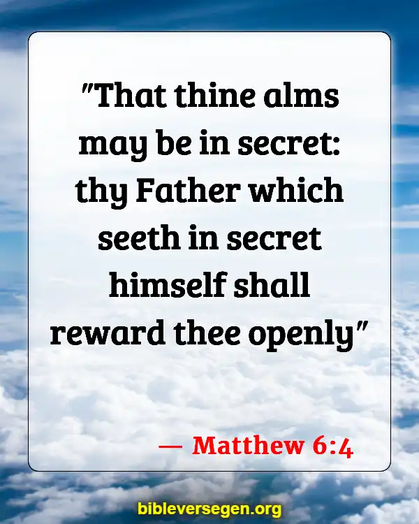 Bible Verses About Treasure (Matthew 6:4)