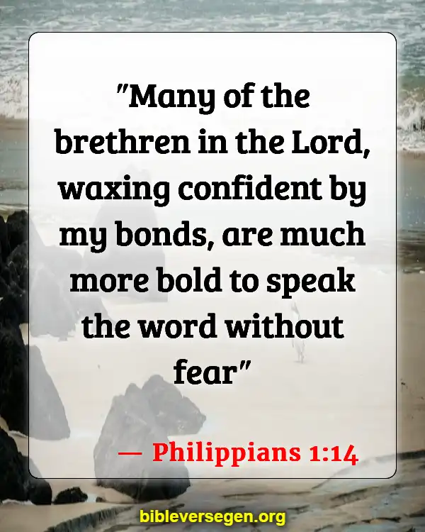 Bible Verses About Chain Letters (Philippians 1:14)