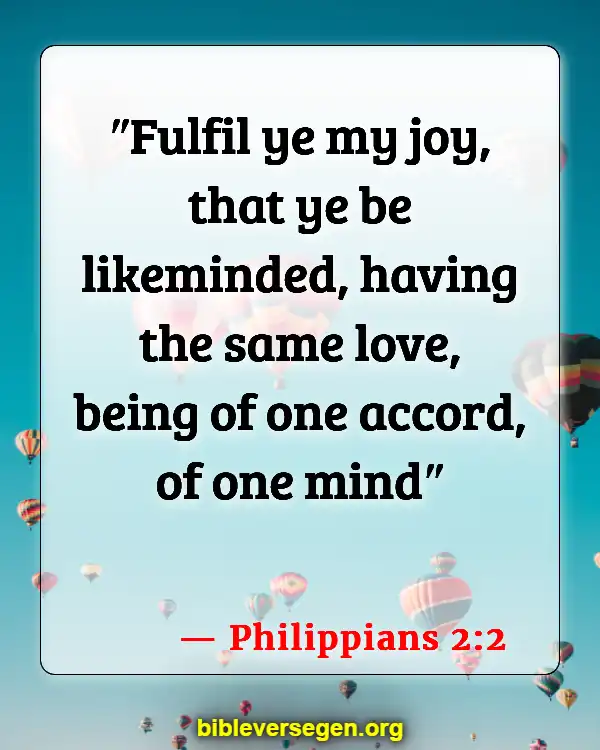 Bible Verses About Wellness (Philippians 2:2)