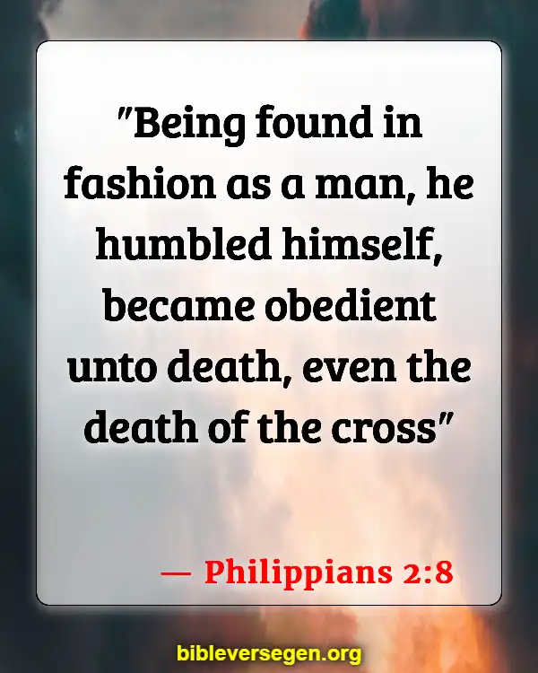 Bible Verses About Self Denial (Philippians 2:8)