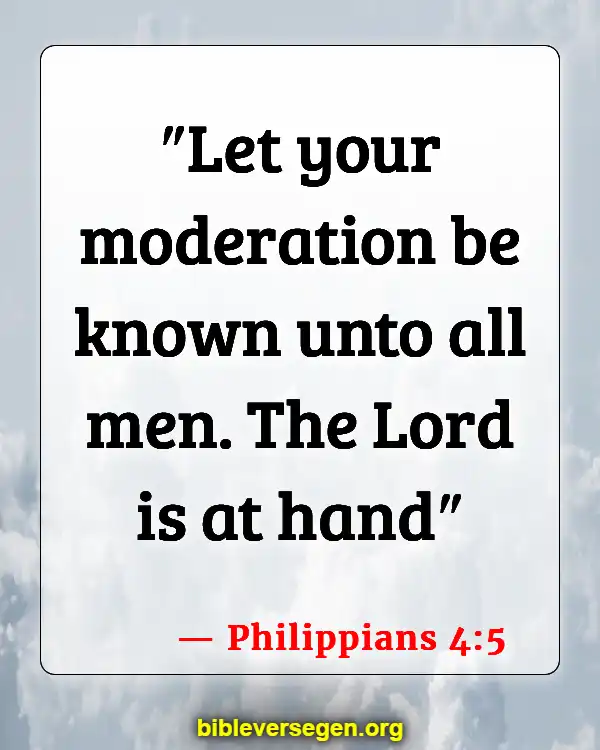 Bible Verses About A Mans Reputation (Philippians 4:5)