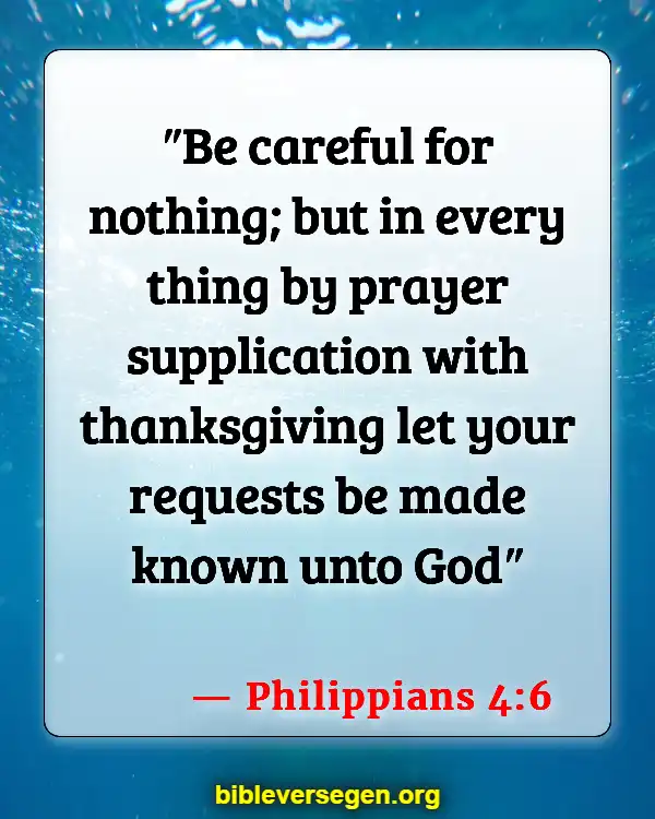 Bible Verses About Lessons (Philippians 4:6)