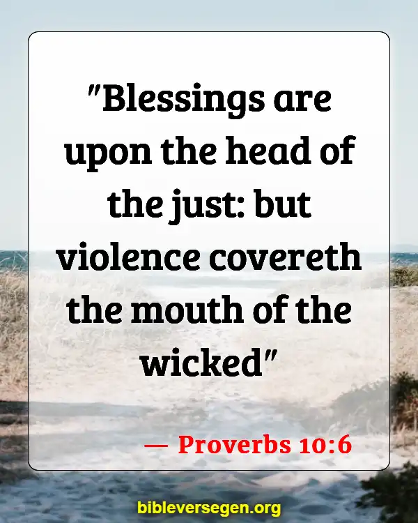 Bible Verses About Counting Your Blessings (Proverbs 10:6)