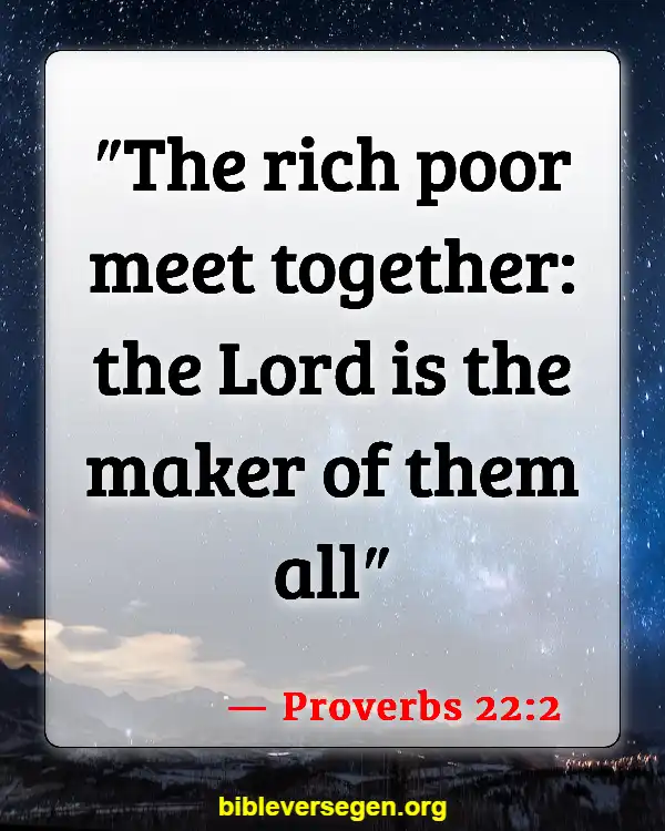 Bible Verses About Care For The Sick (Proverbs 22:2)
