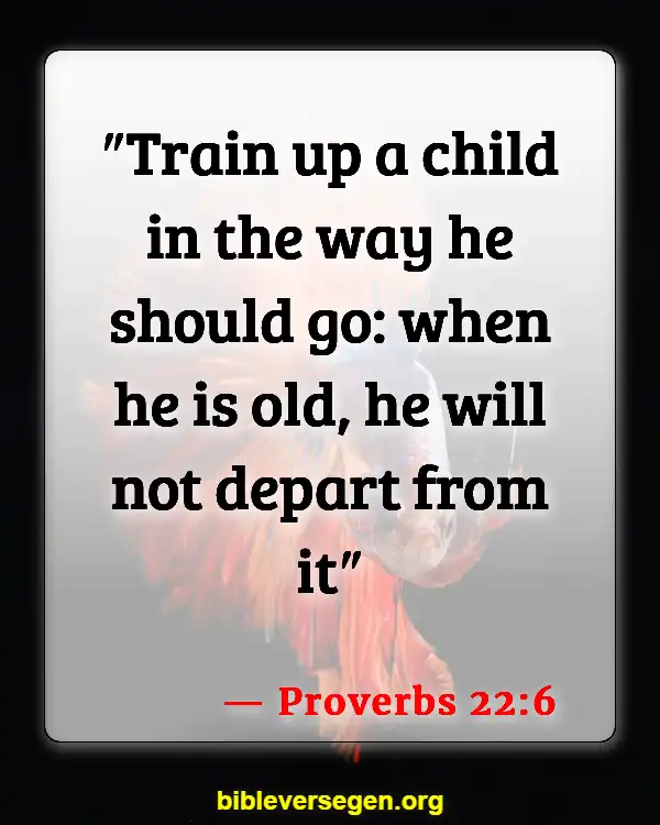 Bible Verses About Lessons (Proverbs 22:6)