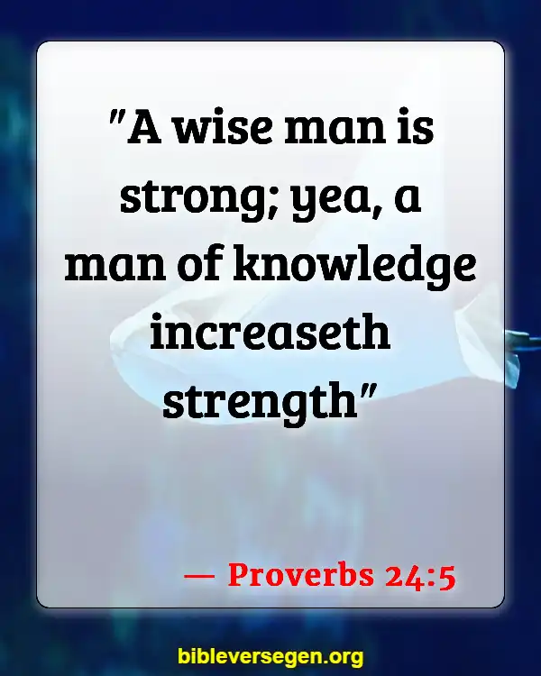 Bible Verses About Health And Fitness (Proverbs 24:5)