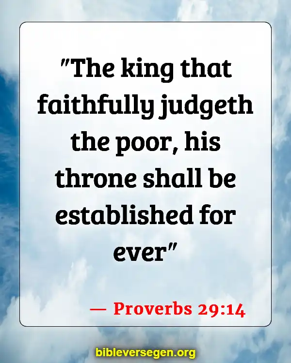 Bible Verses About Being A Good Leader (Proverbs 29:14)