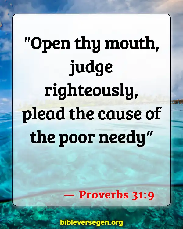 Bible Verses About Clean House (Proverbs 31:9)