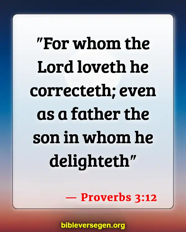 Bible Verses About Deadbeat Dads (Proverbs 3:12)