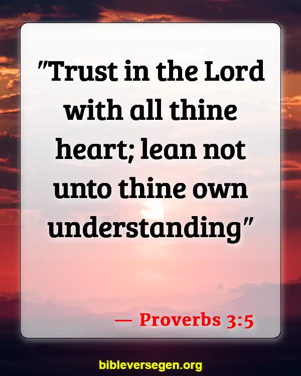 Bible Verses About Health And Fitness (Proverbs 3:5)