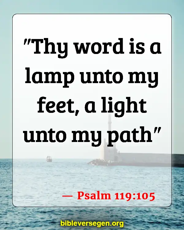 Bible Verses About Buddhism (Psalm 119:105)