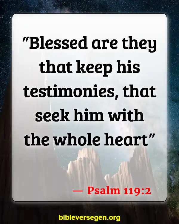 Bible Verses About Counting Your Blessings (Psalm 119:2)