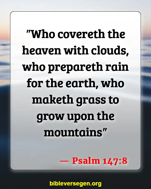 Bible Verses About Cloud Formations (Psalm 147:8)