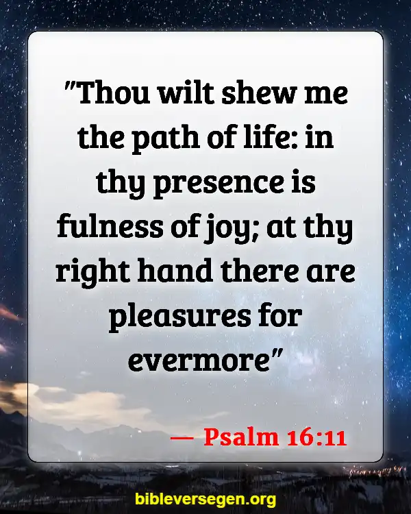 Bible Verses About Daily Life (Psalm 16:11)