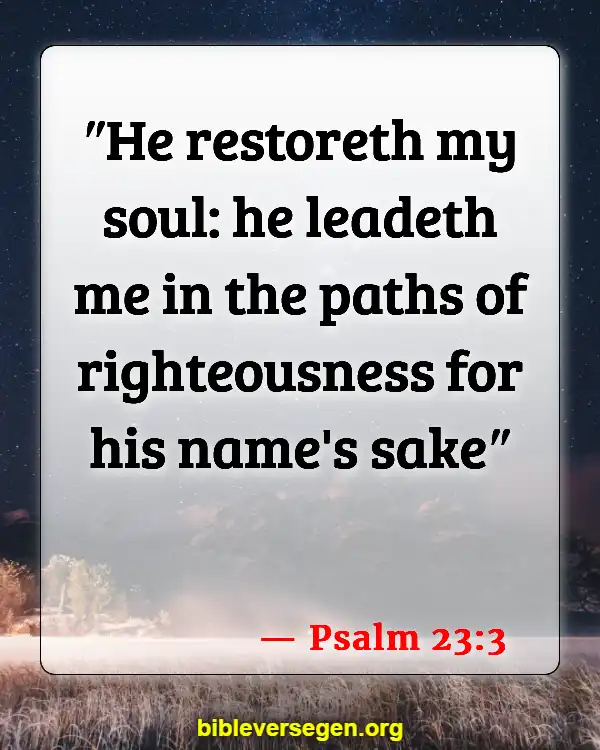 Bible Verses About Jesus Calms The Storm (Psalm 23:3)
