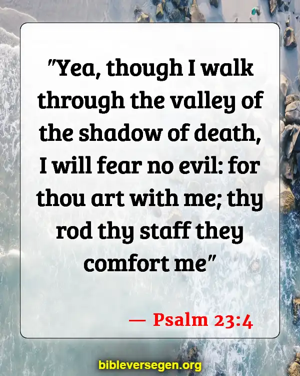 Bible Verses About Speaking About The Dead (Psalm 23:4)
