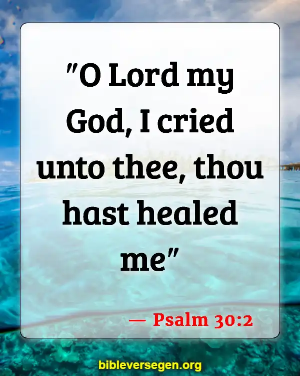 Bible Verses About Illness (Psalm 30:2)