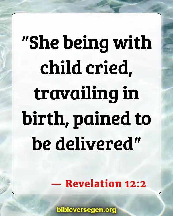 Bible Verses About The Red Moon (Revelation 12:2)