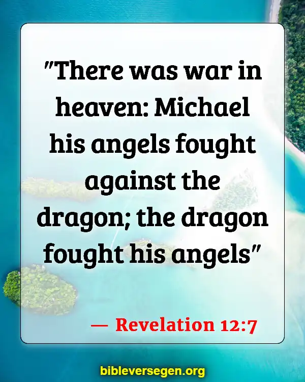 Bible Verses About Angels (Revelation 12:7)