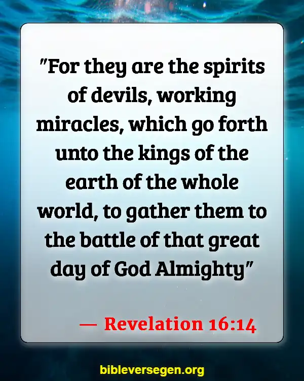 Bible Verses About Seven Spirits (Revelation 16:14)