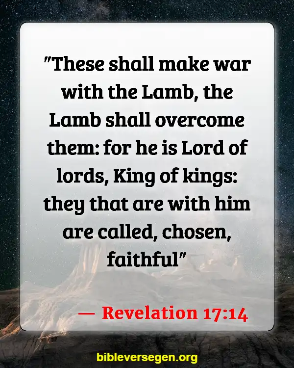 Bible Verses About Jesus Return (Revelation 17:14)