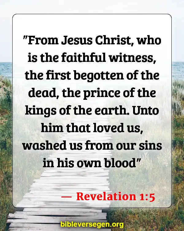 Bible Verses About The Name Of Jesus (Revelation 1:5)