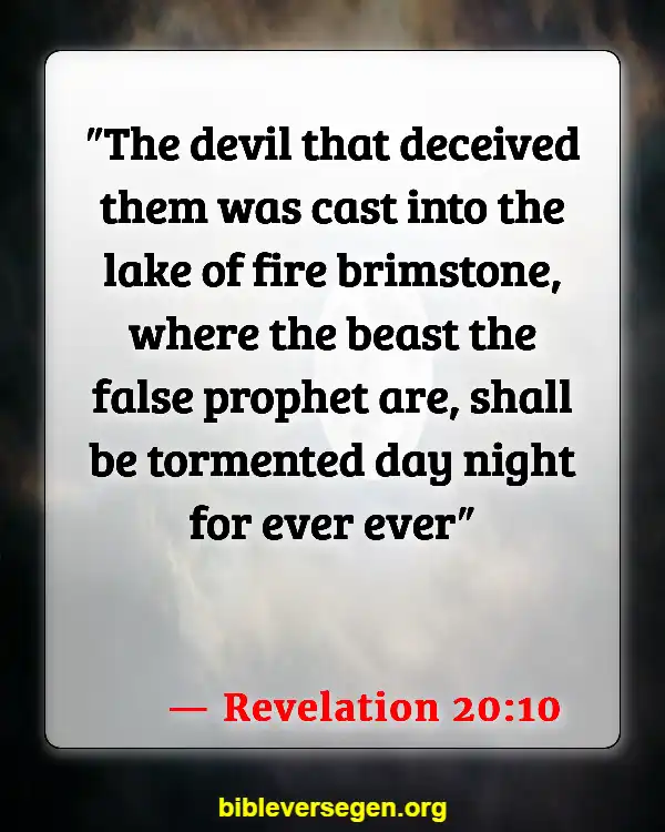 Bible Verses About Legion (Revelation 20:10)