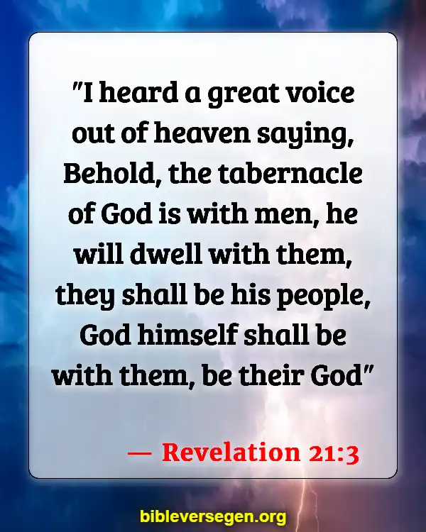 Bible Verses About Heavenly Realms (Revelation 21:3)